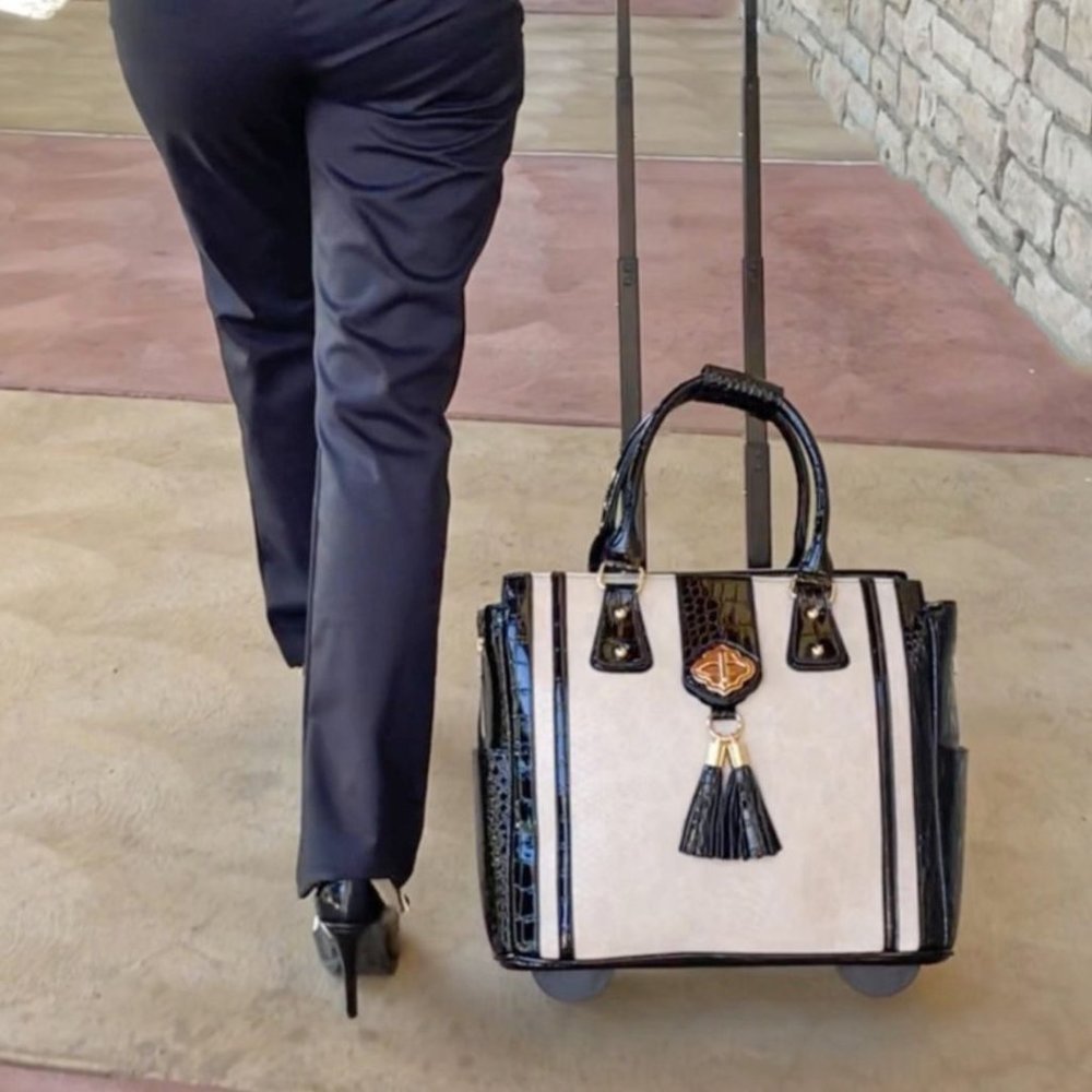 Jkm And Company Montecito Python Rolling Laptop B… - image 6